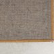 WHITE LABEL LIVING Rayan-teppe, rektangulrt - brun/beige viskose/polyester/bomull (140x200)