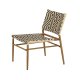 VENTURE DESIGN Calapan utendrs lenestol - beige/brun polyrattan og naturlig aluminium