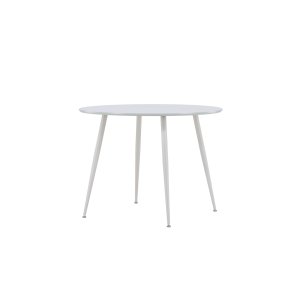 VENTURE DESIGN Plaza matbord, runt - gr MDF och stl (100)