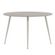 VENTURE DESIGN Plaza Esstisch, rund � beige MDF und Stahl (�120)