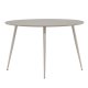 VENTURE DESIGN Plaza Esstisch, rund � beige MDF und Stahl (�120)