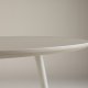 VENTURE DESIGN Plaza Esstisch, rund � beige MDF und Stahl (�120)
