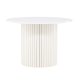VENTURE DESIGN Härön spisebord, rundt - hvit MDF og stl (110)