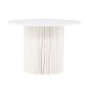 VENTURE DESIGN Härön spisebord, rundt - hvit MDF og stl (110)