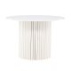 VENTURE DESIGN Härön spisebord, rundt - hvit MDF og stl (110)