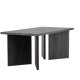 VIND COLLECTION Bassholmen spisebord, rektangulrt - svart MDF (90x180)