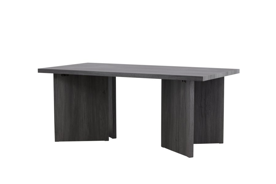 VIND COLLECTION Bassholmen spisebord, rektangulrt - svart MDF (90x180)