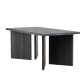 VIND COLLECTION Bassholmen spisebord, rektangulrt - svart MDF (90x180)