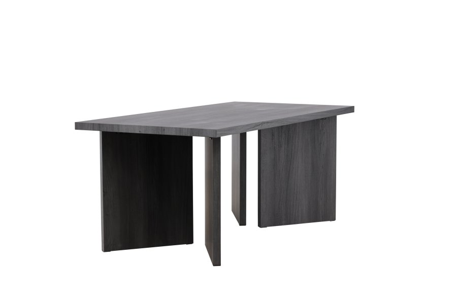 VIND COLLECTION Bassholmen spisebord, rektangulrt - svart MDF (90x180)
