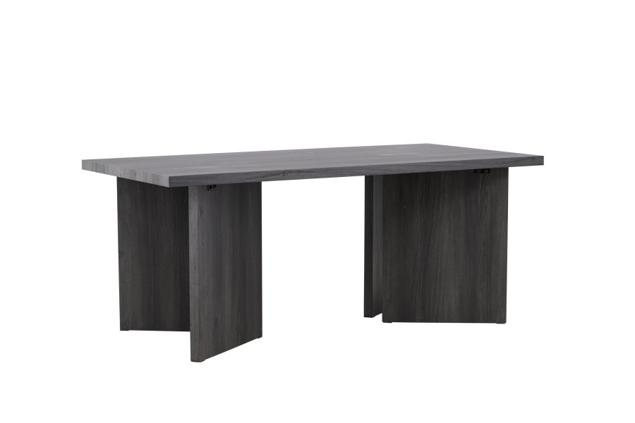 VIND COLLECTION Bassholmen spisebord, rektangulrt - svart MDF (90x180)