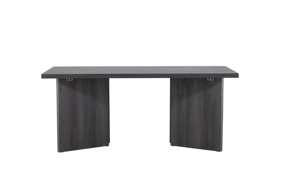 VIND COLLECTION Bassholmen spisebord, rektangulrt - svart MDF (90x180)