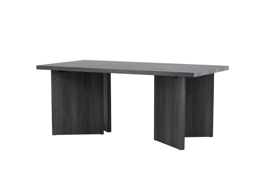 VIND COLLECTION Bassholmen spisebord, rektangulrt - svart MDF (90x180)