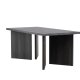 VIND COLLECTION Bassholmen spisebord, rektangulrt - svart MDF (90x180)