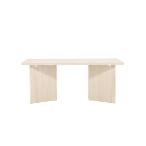 VIND COLLECTION Bassholmen spisebord, rektangulr - hvidvasket MDF (90x180)