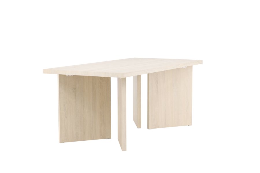 VIND COLLECTION Bassholmen spisebord, rektangulrt - hvitkalket MDF (90x180)