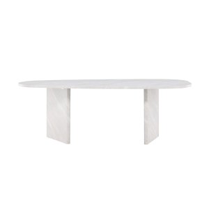 VENTURE DESIGN Grönvik matbord - vit betonglook MDF (220x100)