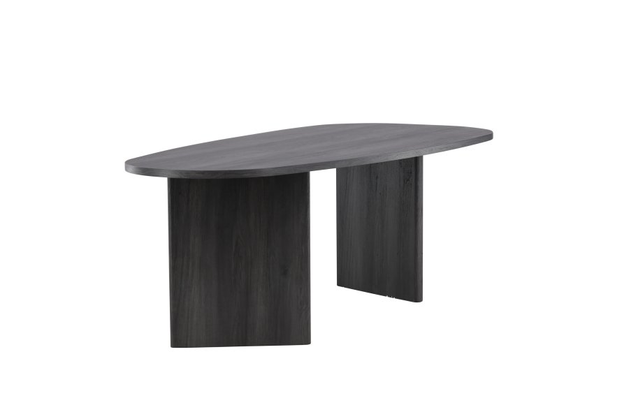 VENTURE DESIGN Grönvik Esstisch – schwarzes MDF (220x100)