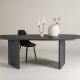VENTURE DESIGN Grönvik Esstisch – schwarzes MDF (220x100)
