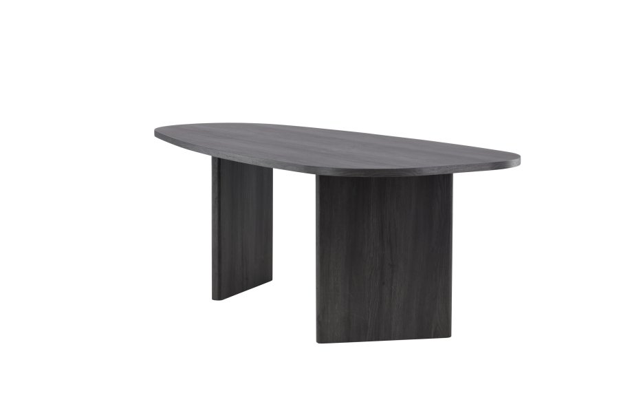 VENTURE DESIGN Grönvik Esstisch – schwarzes MDF (220x100)