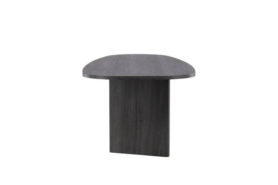 VENTURE DESIGN Grönvik Esstisch – schwarzes MDF (220x100)