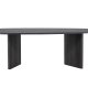 VENTURE DESIGN Grönvik Esstisch – schwarzes MDF (220x100)