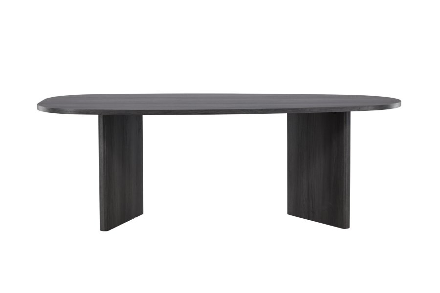 VENTURE DESIGN Grönvik Esstisch – schwarzes MDF (220x100)