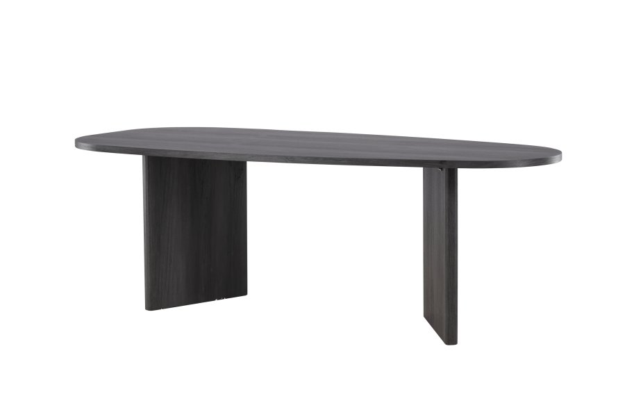 VENTURE DESIGN Grönvik Esstisch – schwarzes MDF (220x100)