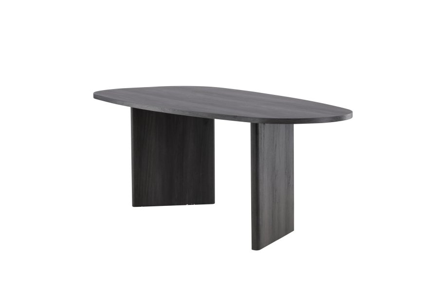 VENTURE DESIGN Grönvik Esstisch – schwarzes MDF (220x100)