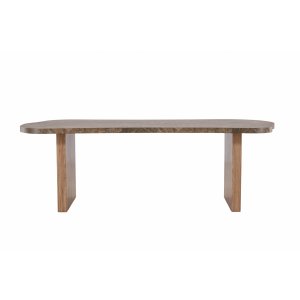 VINN KOLLEKTION Eleonora matbord, ekologiskt - brun marmorlook MDF (100x230)