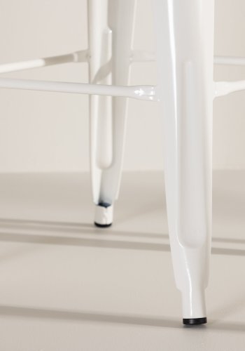 VENTURE DESIGN Tempe barstol, m. fotsttte - beige stl