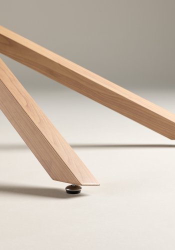 VENTURE DESIGN Piazza spisebord, rektangulrt - mocca MDF og stl (90x180)