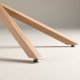 VENTURE DESIGN Piazza spisebord, rektangulrt - mocca MDF og stl (90x180)