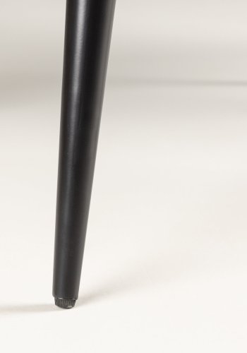 VENTURE DESIGN Polar spisebord, firkantet - svart MDF og stl (75x75)