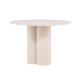 VENTURE DESIGN Olivia spisebord, rundt - beige MDF (110)