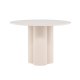 VENTURE DESIGN Olivia spisebord, rundt - beige MDF (110)