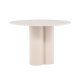VENTURE DESIGN Olivia spisebord, rundt - beige MDF (110)