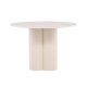 VENTURE DESIGN Olivia spisebord, rundt - beige MDF (110)