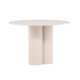 VENTURE DESIGN Olivia spisebord, rundt - beige MDF (110)