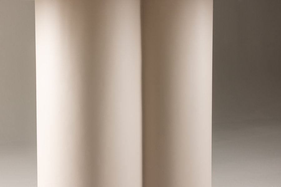 VENTURE DESIGN Olivia spisebord, rundt - beige MDF (110)