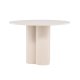 VENTURE DESIGN Olivia spisebord, rundt - beige MDF (110)