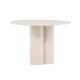 VENTURE DESIGN Olivia spisebord, rundt - beige MDF (110)