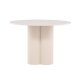 VENTURE DESIGN Olivia spisebord, rundt - beige MDF (110)