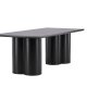 VENTURE DESIGN Olivia spisebord, rektangulrt - svart 3D papir MDF (100x210)