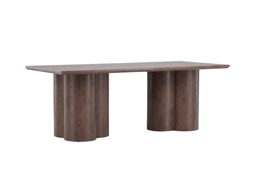 VENTURE DESIGN Olivia spisebord, rektangulrt - mocca MDF (100x210)