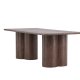 VENTURE DESIGN Olivia spisebord, rektangulrt - mocca MDF (100x210)