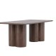 VENTURE DESIGN Olivia spisebord, rektangulrt - mocca MDF (100x210)