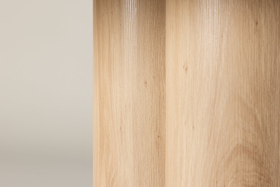 VENTURE DESIGN Olivia spisebord, rektangulrt - hvitkalket MDF (100x210)