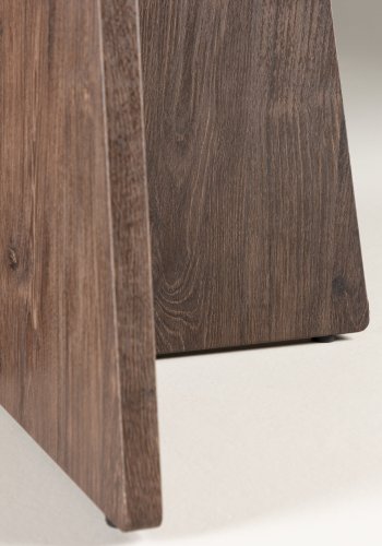 VENTURE DESIGN Bootcut spisebord, rundt - mocca MDF (110)