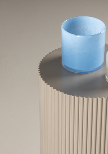 VENTURE DESIGN Lenox sidebord, rund - beige MDF (30,5)