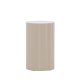 VENTURE DESIGN Lenox sidebord, rund - beige MDF (30,5)